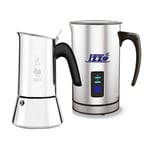 Bialetti Venus Elegance 4 Kop. Mokabryggare Inkl. Izzo Mjölkskummare