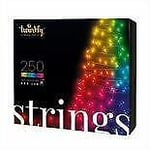Twinkly 250 LED 65.6ft Multicolor String Lights Holiday Home Decor w/ Black Wire