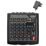 Lomeho ljudmixer, Bluetooth-anslutning, USB-spelning och inspelning,EU KONTAKT