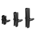 Fäste RAM Mounts Double Socket Arm, Storlek C, Kort (63,5 mm)