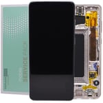 AMOLED Touch Screen For Samsung Galaxy S10 Plus G975 Replacement Chassis White