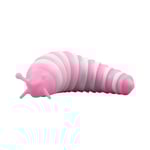 Stor lysande hummer dekompression Caterpillar Slug Pussel Tryckavlastning fingertoppar exotisk interaktiv leksa Pink White (Luminous Slug)