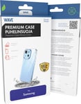 Wave Premium Case -suojakuori, Samsung Galaxy A13 5G / A04s, läpinäkyvä