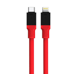 Tactical Fat Man-kabel USB-C/Lightning 1m Röd