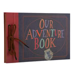 AIOR Our Adventure Book Pixar Up Photo Albums, DIY Vintage Wedding Guest Book Memory Book, Handmade Family Scrapbook Personalised Anniversary Travel Scrap Books (E)
