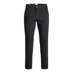 Jack & Jones Trousers for Men Slim Fit Chinos Ankle Length Pants, 27 to 38 Waist