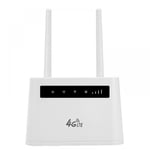 Routeur WiFi 4G LTE pour Internet sans fil, routeur hotspot mobile haut débit, cryptage WPA WPA2 avec deux antennes à gain élevé, pour plus de 90