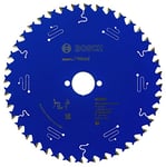 Bosch 2608644059 EXWOH 40 Tooth Top Precision Circular Saw Blade, 0 V, Blue