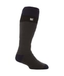 Heat Holders - Mens Extra Long 2.3 TOG Thermal Knee High Ski Socks - Grey - Size UK 6-11