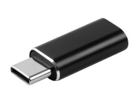 MicroConnect - Lightning-adapter - 24 pin USB-C hane till Lightning hona - svart