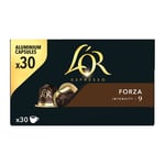 Pack de 30 capsules café L'Or Espresso Forza 4080115 156 g Noir et Marron