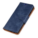 Mipcase Flip Phone Cover for Nokia 6.1, Leather Case Business Wallet Case with [Card Slots], Kickstand Phone Cover Magnetic Closure Phone Case for Nokia 6.1 (Blue)
