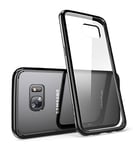 Galaxy S7 Edge Case, [Scratch Resistant] i-Blason **Clear** [Halo Series] Samsung Galaxy S7 Edge Hybrid Bumper Case Cover 2016 Release (Clear/Black)