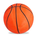 Relaxdays Ballon de Basket, Surface Pratique, Valve, Caoutchouc, Adultes, Ados, Taille 7, intérieur et extérieur, Orange