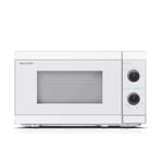 SHARP Compact Microwave Oven 800W 20L Manual Dial Controls YC-LS201AU-C