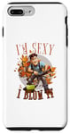 Coque pour iPhone 7 Plus/8 Plus I'm sexy and I blow it funny leaf blower dad blague