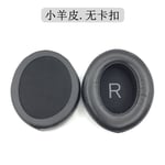 Remplacement Oreillettes en Mousse Coussin d'oreille Coussin pour Sennheiser MOMENTUM 3.0 Wireless Big Steamed Bun Modèle d'agneau en peau d'agneau de troisième génération, noir (sans boucle)