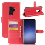 samsung Samsung S9 Plus PU Wallet Case Red