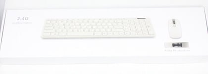 Black Wireless Large Keyboard & Mouse Set for Samsung UE40F6500SBXXU Smart TV