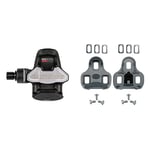 LOOK Cycle - Keo Blade Carbon Ceramic Bike Pedals - Ceramic Bearings - Friction Reduction - Long Lifespan & Cycle - KEO Grip Cycling Cleats with Memory Positioner Function - Colour Gray