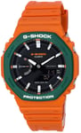 Casio G-Shock Orange Digital Alarm Stopwatch Timer GA-2110SC-4A 200M Mens Watch