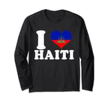 Haiti Flag Day Haitian Revolution Celebration I Love Haiti Long Sleeve T-Shirt