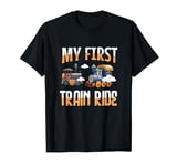 My first train ride my 1st ride - Kids Train Ride Lovers T-Shirt