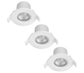 Philips - SETTI 3x Himmennettävä LED-valaisin kylpyhuoneeseen LED/5W/230V 2700K IP65