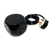 3 Way Power Cube Socket with 3 USB Ports & 1.4M Electric Extension Lead
