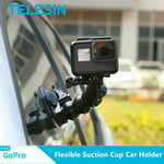 Telesin Suction Cup Car Mount Holder Flexible For Gopro Hero 8 7 6 5 Dji Osmo Uk