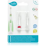Nuvita Sonic Clean&Care Replacement Brush Heads battery-operated sonic toothbrush replacement heads for babies Sonic Clean&Care Small Red/White 3 m+ 2 pc