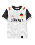 FIFA Official World Cup 2022 Classic Short Sleeve Tee, Kids, Germany, Age 7 White/Black
