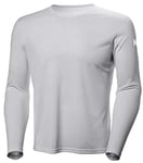 Helly Hansen Homme T-Shirt À Manches Longues HH Tech Crew, L, Gris Clair