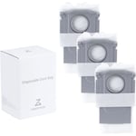 Sacs à poussière - Roborock - Lot de 3 - Compatible S8/S7/Q7 - Sac jetable - Accessoire aspirateur