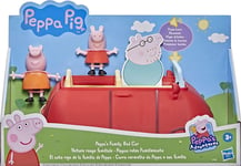 Hasbro Peppa Pig Peppa's Family Red Car Toys