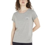 Tommy Hilfiger Original Lounge T Shirt Ljusgrå Medium Dam