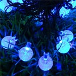20/30 Led Solar String Light Ball Lamp Home Christmas Decoration 20 Blue