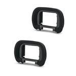 JJC Soft Silicone Eyecup Eyepiece for Sony Alpha A1, A7IV, A7SIII Full-Frame Mirrorless Camera Replaces Sony FDA-EP19 (2pcs Per Package)