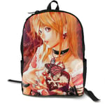 Kimi-Shop Death Note-Amane Misa Anime Cartoon Cosplay Canvas Shoulder Bag Backpack Classic Lightweight Travel Daypacks School Backpack Laptop Backpack