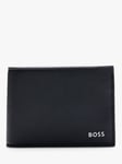 BOSS Zair Small Leather Wallet, Black