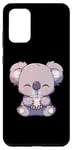 Coque pour Galaxy S20+ Kawaii Koala Boba Tea Kawaii Anime Bubble Tea Koala