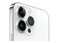 Apple iPhone 14 Pro Max - 5G smartphone - dual-SIM / Internal Memory 1 TB - OLED-skärm - 6.7 - 2796 x 1290 pixels (120 Hz) - 3 st. bakre kameror 48 MP, 12 MP, 12 MP - front camera 12 MP - silver
