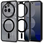 Nothing Phone (3a) Pro Tech-Protect Magmat Skal - MagSafe-kompatibelt - Genomskinlig / Svart