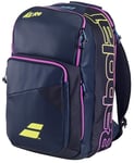 Babolat Pure Aero Rafa Tennis Backpack (Dark Navy/Yellow/Pink)