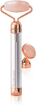 Finishing Touch Flawless Contour, Electric Rose Quartz Roller and Face Massager 