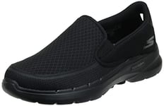 Skechers Men's Gowalk 6-Elastic Stretch Slip-On Athletic Performance Walking Shoe, Black, 10 X-Wide