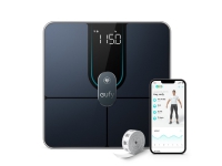 Eufy Smart Scale P2 Pro, Elektronisk personvåg, 180 kg, 50 g, Svart, 0,1 kg, kg, lb, st