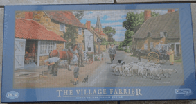 'The Village Farrier' Gibson's Puzzle 636 Piece Jigsaw New Sealed 13" x 27"