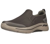 Skechers GO WALK ARCH FIT, Men's Sneaker, Black Textile/Synthetic/Black Trim, 10.5 UK (45.5 EU)