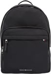Tommy Hilfiger, Men, TH Signature Backpack, Backpacks, Black, One Size